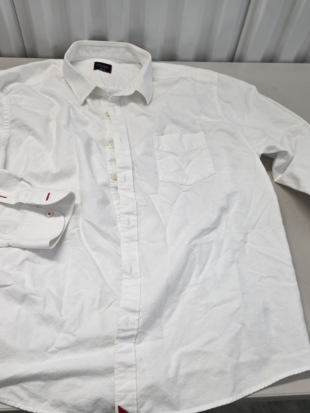 Untuckit White Button Down Shirt Men's Size XXXL